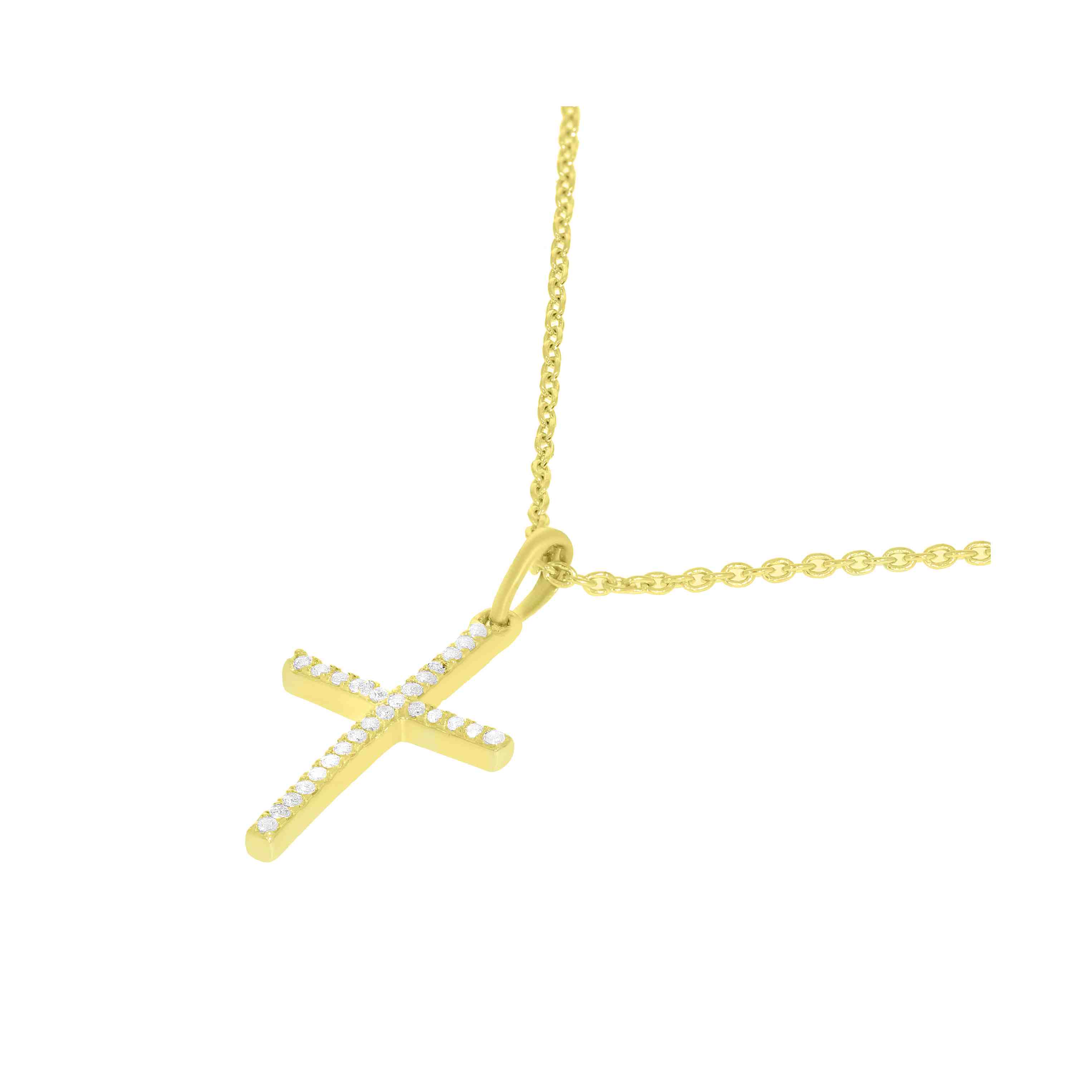 Cross Diamond Pendant PD31366A